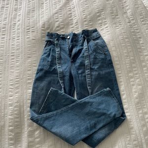 Womens jeans slouchy/paper bag style